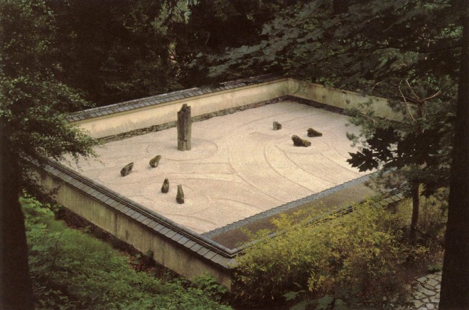 The austere Zen garden in Portland’s Japanese Garden