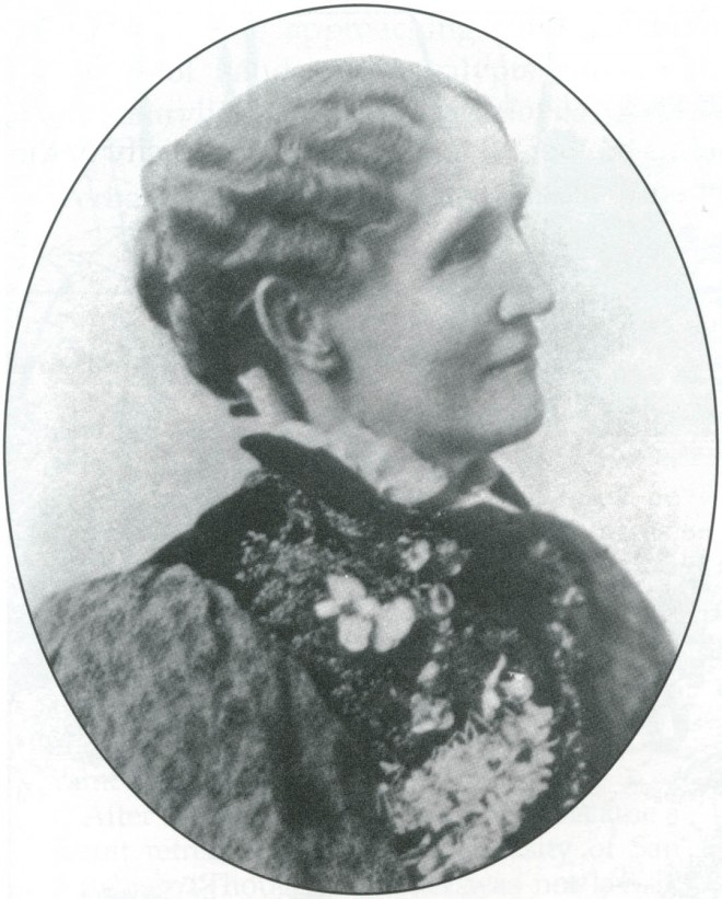 Theodosia Burr Shepherd, taken before 1900. Photocopied from her 1900 catalog, courtesy of the Regents of the University of California