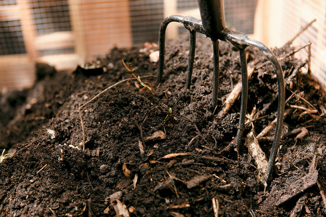 Compost turns yard waste and even kitchen scraps into a valuable soil amendment. Photo: Shutterstock