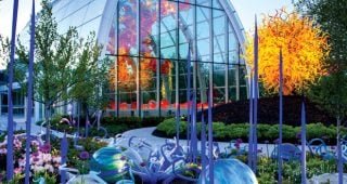 Brilliant color and artful gardens. Photo: Courtesy of Chihuly Gardens & Glass